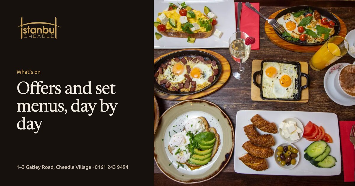 Up Group Celebrations & Group Dining in Cheadle | Istanbul Grill — Parties up to 150